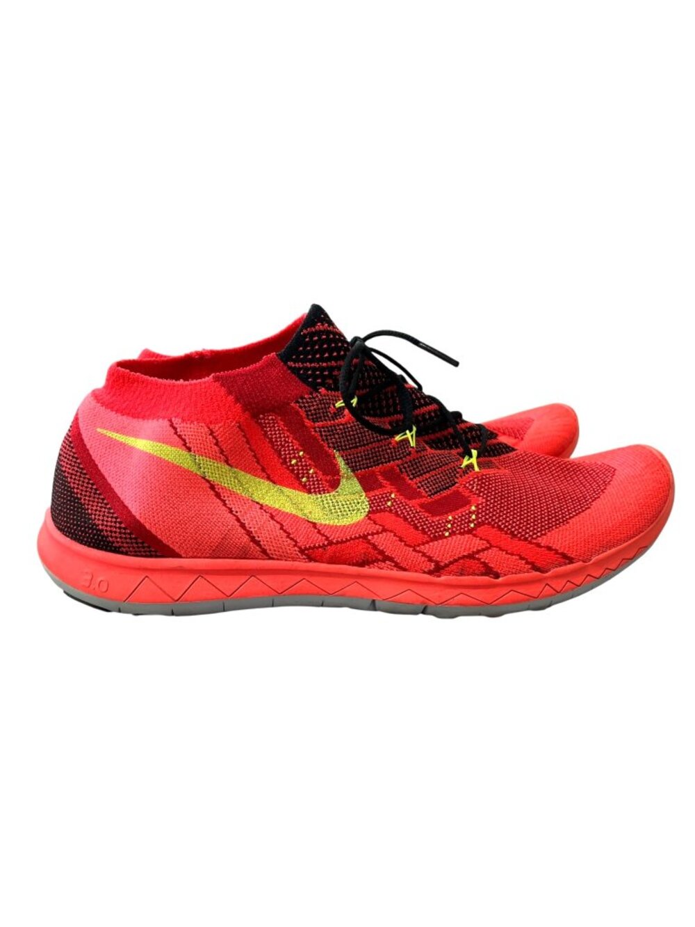 Nike Free Flyknit Running Barefoot Ride 3.0 Men's Shoes Size 11.5